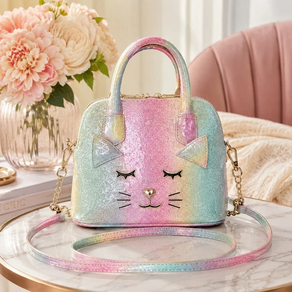 Luv Betsey by Betsey Johnson Mini Barrel Speckled Tie Dyed Kitty Crossbody Bag